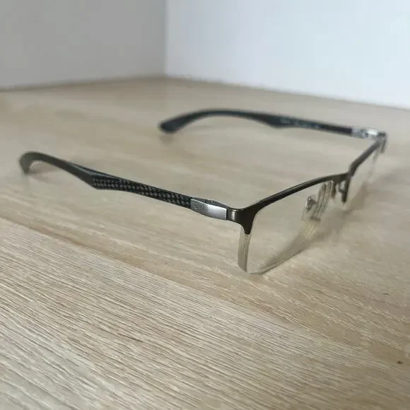 Ray-Ban RB8413 2620 Gunmetal Carbon Fiber Black Eyeglasses Frames Only 52-18-145